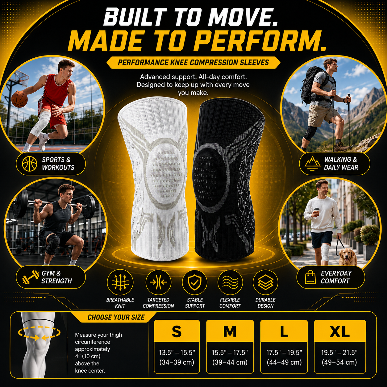 KneeKo Sports Compression Braces